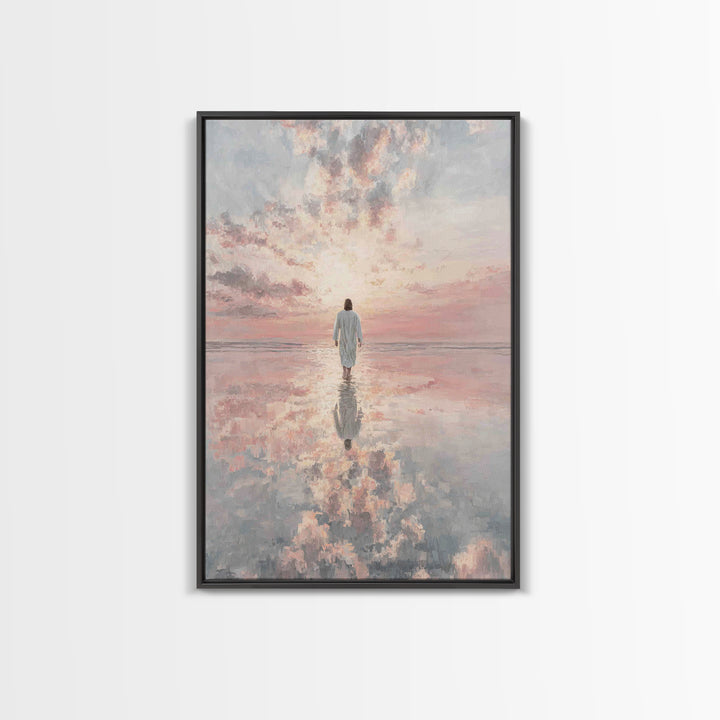 Heavenlit Passage – Framed Canvas Print – Christian Wall Art – Christian Art Canvas – Modern Christian Art – Subtle Christian Art – Christi