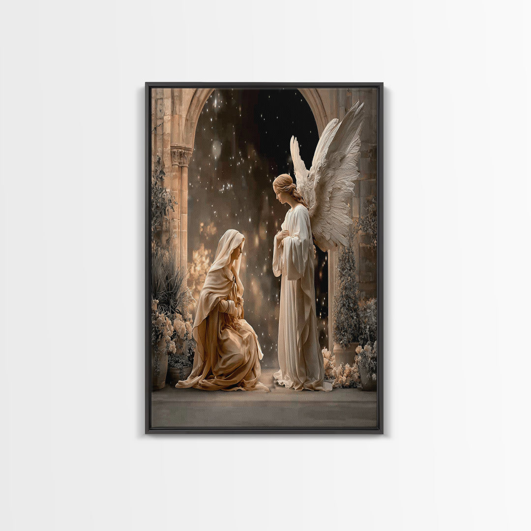 Fields Of Mercy – Framed Canvas Print – Christian Painting – Christian Art Canvas – Christian Wall Art – Christian Decor – Subtle Christian