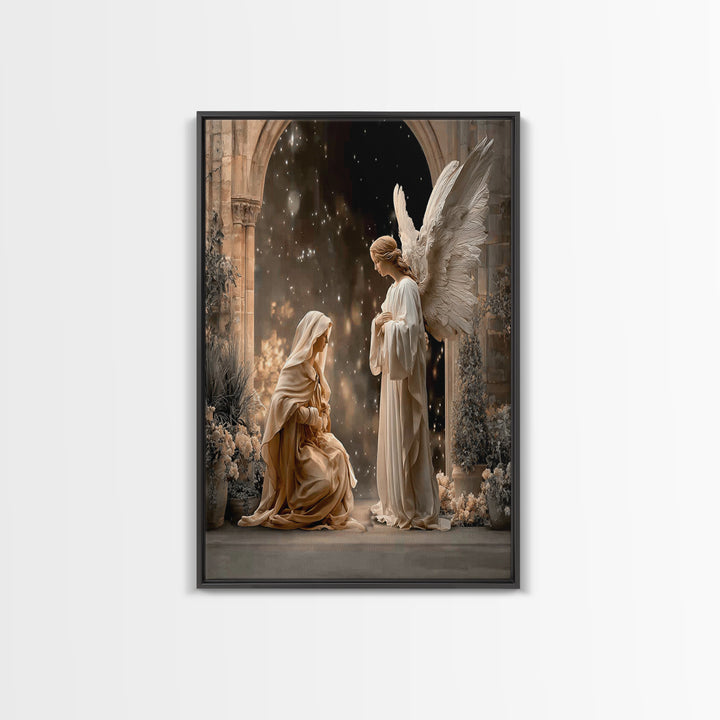 Fields Of Mercy – Framed Canvas Print – Christian Painting – Christian Art Canvas – Christian Wall Art – Christian Decor – Subtle Christian