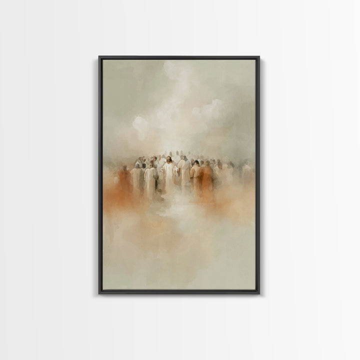 Eternal Gathering – Framed Canvas Print – Christian Art – Christian Wall Art – Subtle Christian Art – Christian Art Work – Christian Gift I