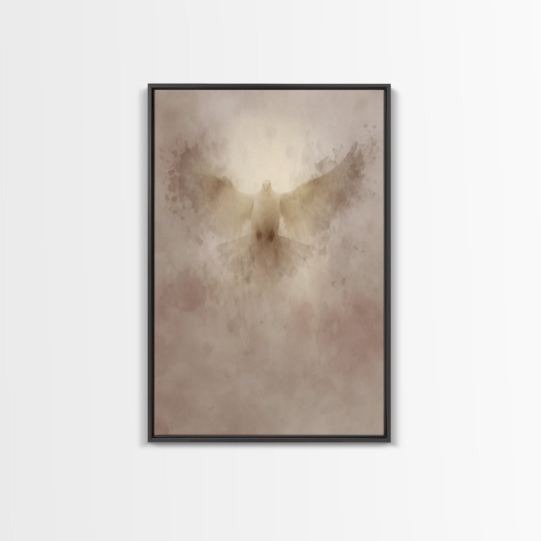 Dawn Of Peace, Framed Canvas Print, Christian Art Canvas, Christian Paintings, Christian Wall Art, Christian Gift Ideas, Modern Christian A