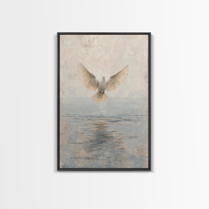Water Of Spirit – Framed Canvas Print – Christian Wall Art – Christian Art Canvas – Christian Art Painting – Christian Decor – Christian Gi