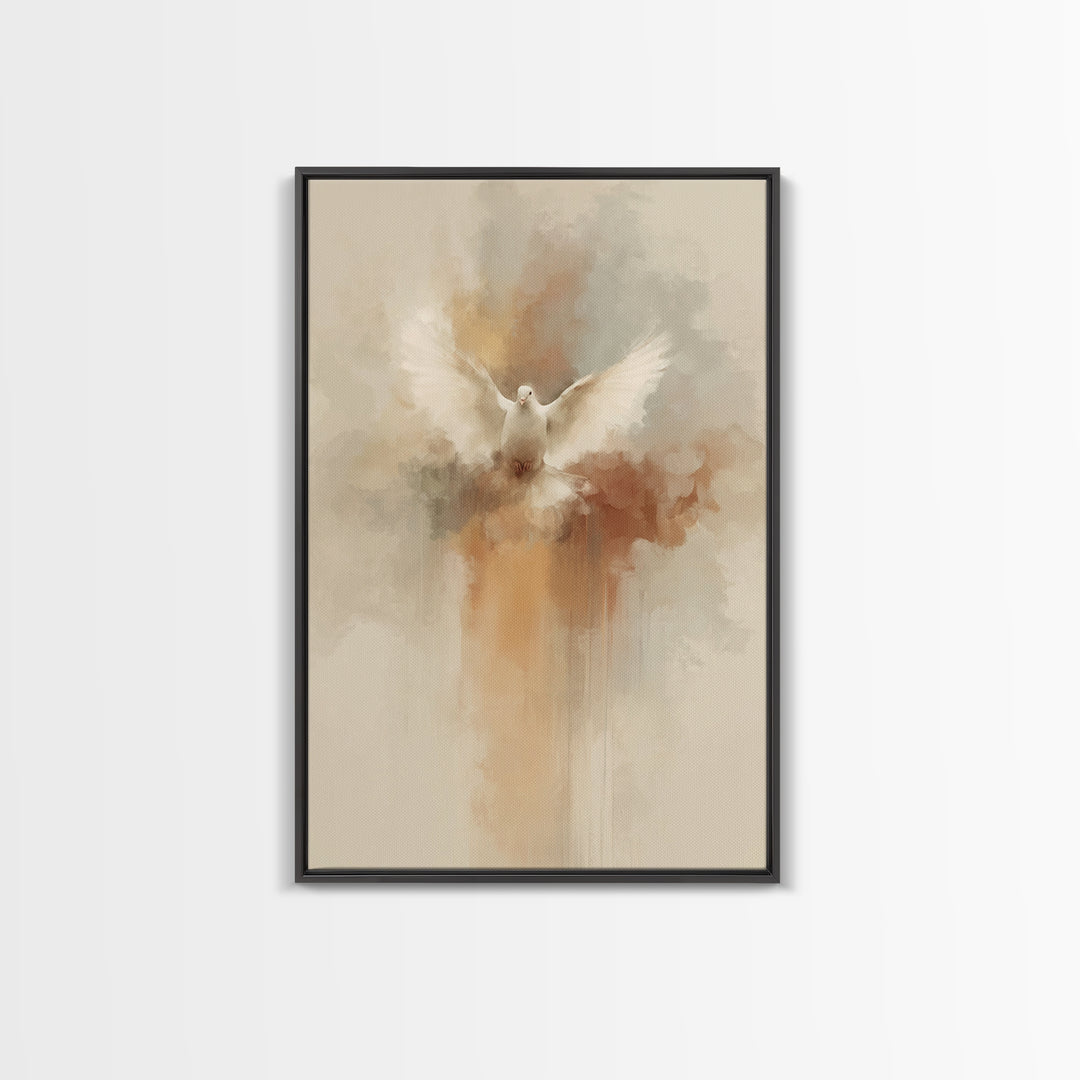Radiant Spirit Flight | Framed Canvas Print | Christian Art Canvas | Christian Wall Art | Christian Decor | Christian Christmas Art | Chris
