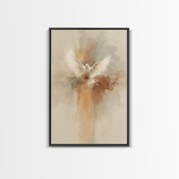 Radiant Spirit Flight | Framed Canvas Print | Christian Art Canvas | Christian Wall Art | Christian Decor | Christian Christmas Art | Chris