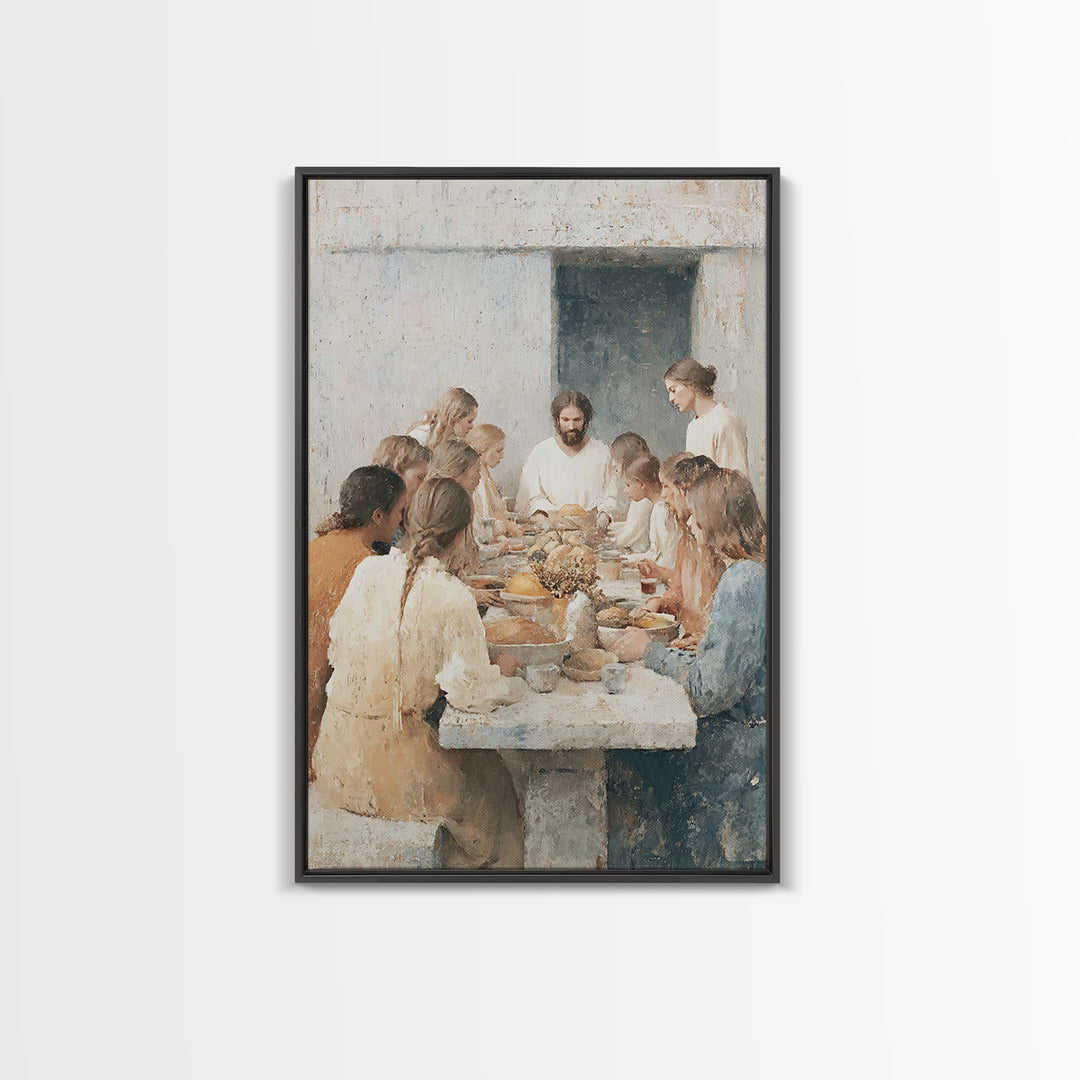 Veil Of The Spirit | Framed Canvas Print | Christian Art | Christian Art Canvas | Christian Wall Art | Christian Christmas Art | Christian