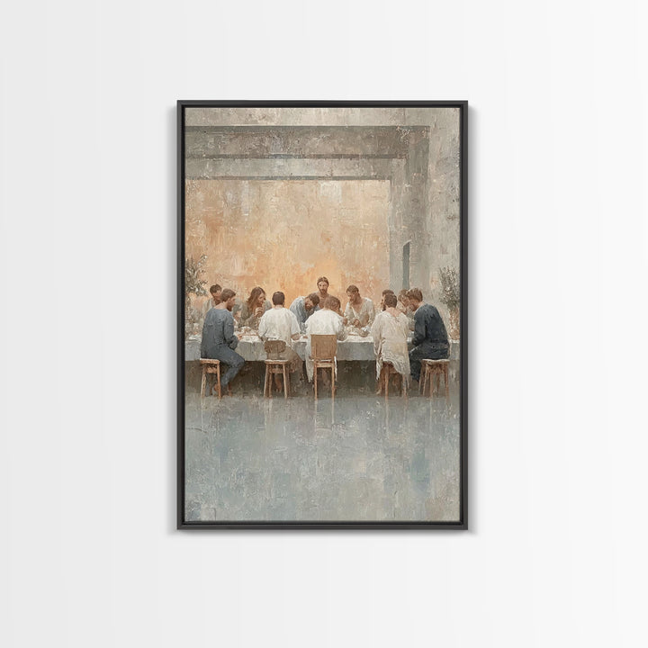 Lasting Promise – Framed Canvas Print – Jesus Painting – Christian Art Canvas – Christian Wall Art – Christmas Art – Christian Decor – Larg
