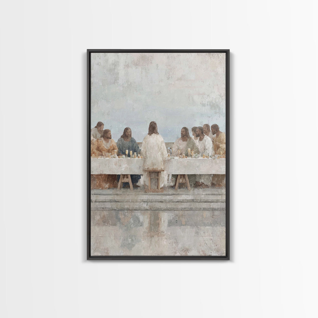 Covenant Reflections | Framed Canvas Print | Christian Wall Art | Jesus Painting | Subtle Christian Art | Christian Art Canvas | Christian