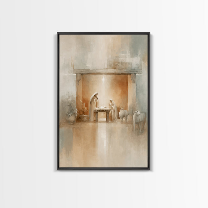 Bethlehem Wonder | Framed Canvas Print | Christian Christmas Art | Christmas Art | Christian Art Canvas | Christian Wall Art | Christian De