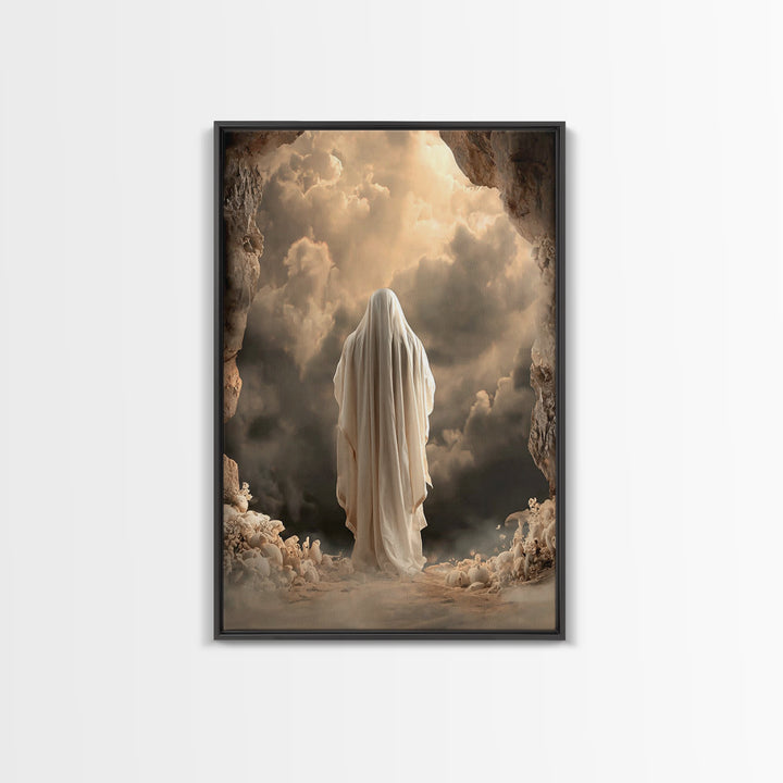 Risen Glory | Framed Canvas Print | Christian Wall Art | Jesus Painting | Christian Art Canvas | Large Christian Painting | Christian Art