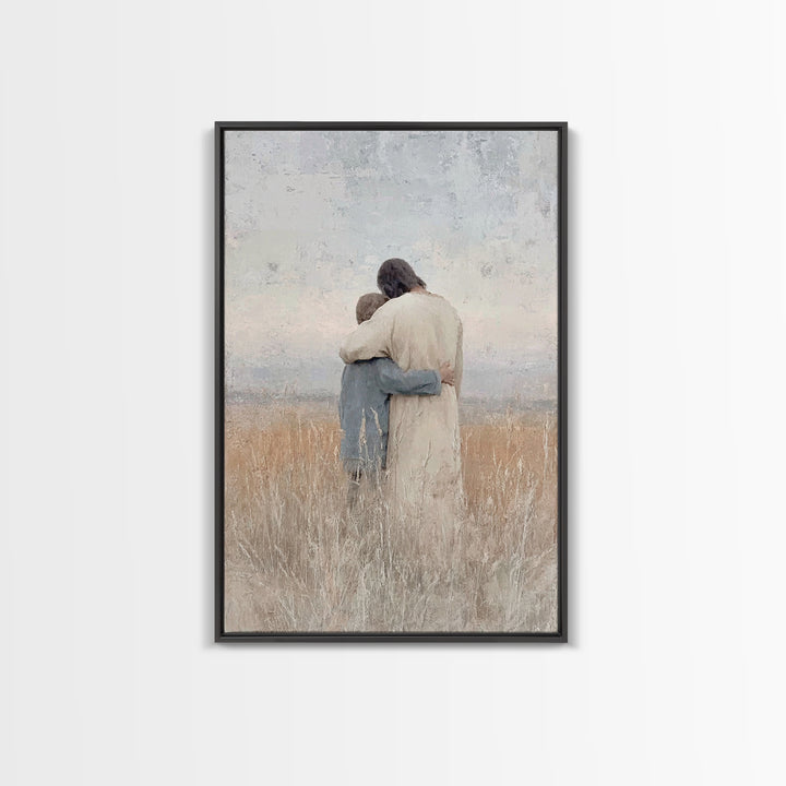 Fields Of Mercy – Framed Canvas Print – Christian Wall Art – Christian Art Canvas – Jesus Painting – Christian Art Print – Subtle Christian