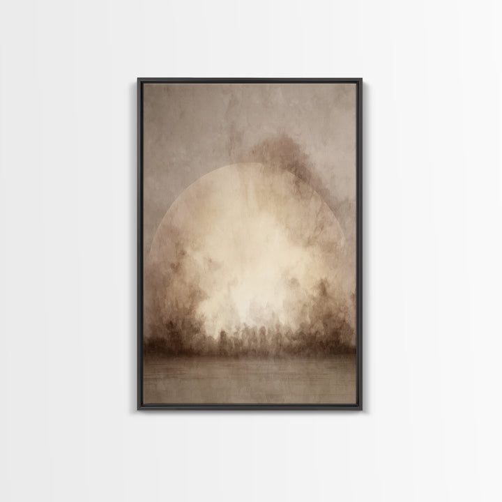 Dawn Of Hope - Framed Canvas Print - Christian Art Canvas - Christian Wall Art - Moody Christian Art - Christian Painting - Christian Gift