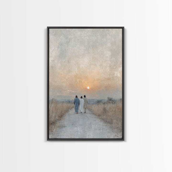 Wanderers of Light | Framed Canvas Print | Christian Wall Art | Christian Art Canvas | Jesus Painting | Vintage Christian Art | Christian C