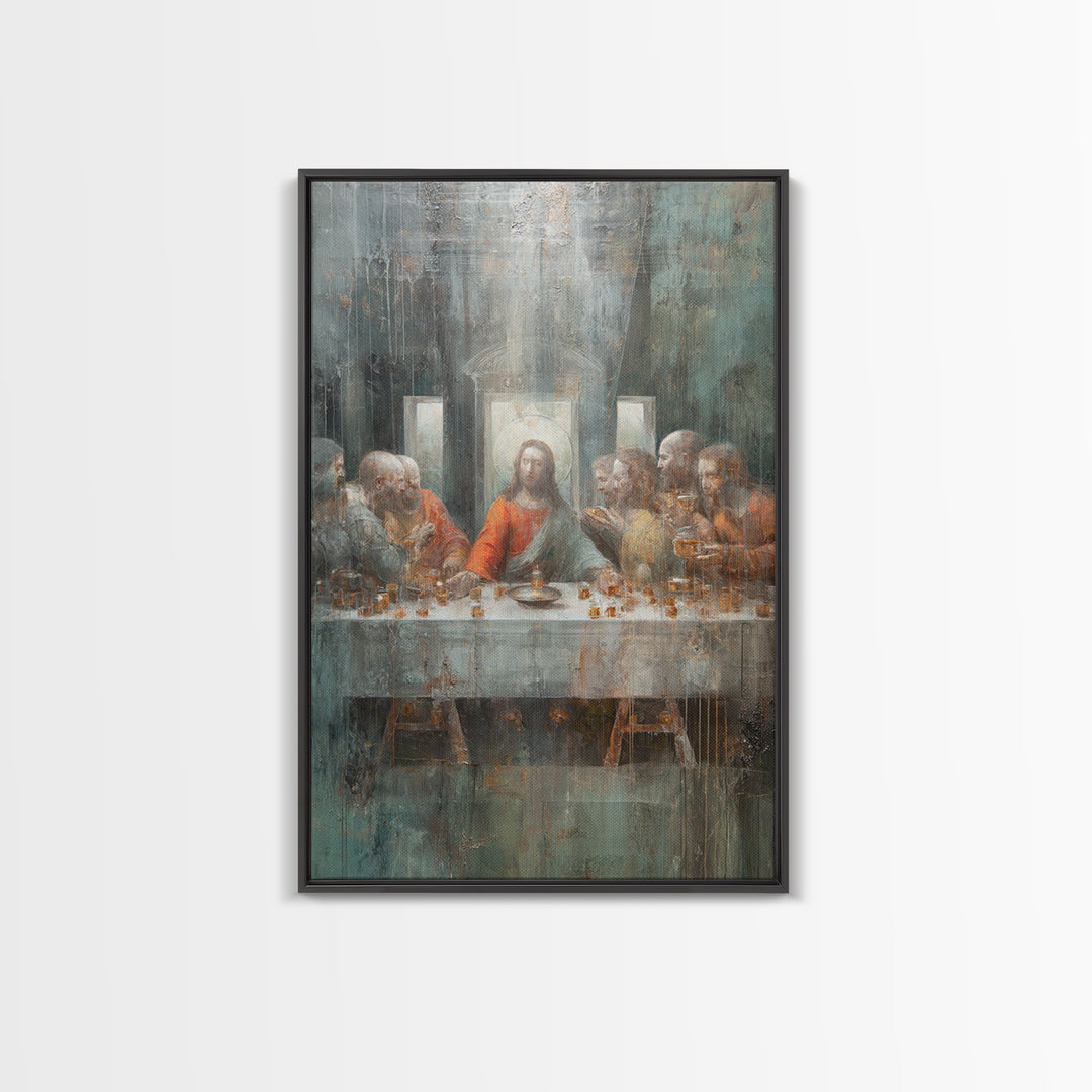 Temple Of Grace | Framed Canvas Print | Christian Art Canvas | Christian Wall Art | Subtle Christian Art | Christian Gift | Jesus Art | Chr