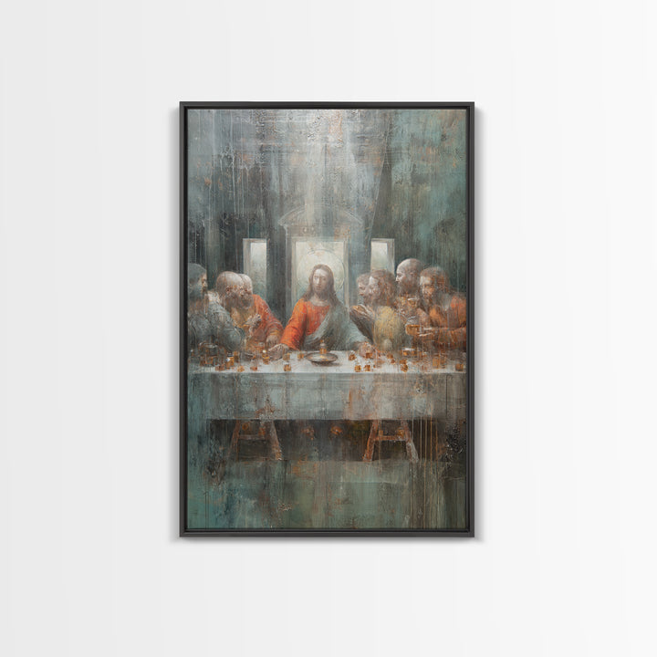 Temple Of Grace | Framed Canvas Print | Christian Art Canvas | Christian Wall Art | Subtle Christian Art | Christian Gift | Jesus Art | Chr