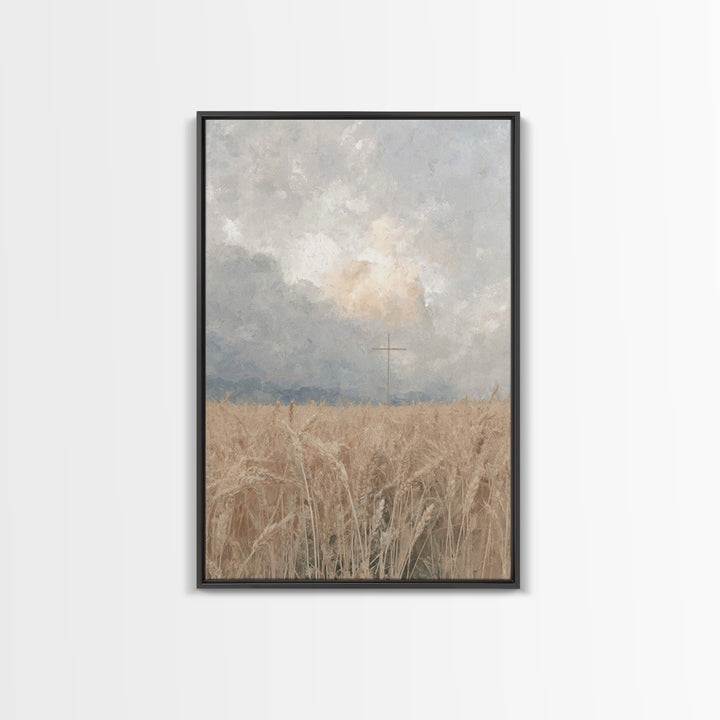 Golden Covenant | Framed Canvas Print | Christian Art Canvas | Christian Wall Art | Subtle Christian Art | Christian Gift | Christian Paint