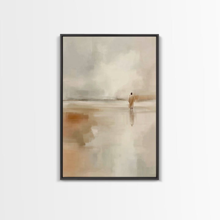 Guiding Light | Framed Canvas Print | Christian Art Canvas | Christian Gift | Christian Wall Art | Jesus Painting | Christian Decor