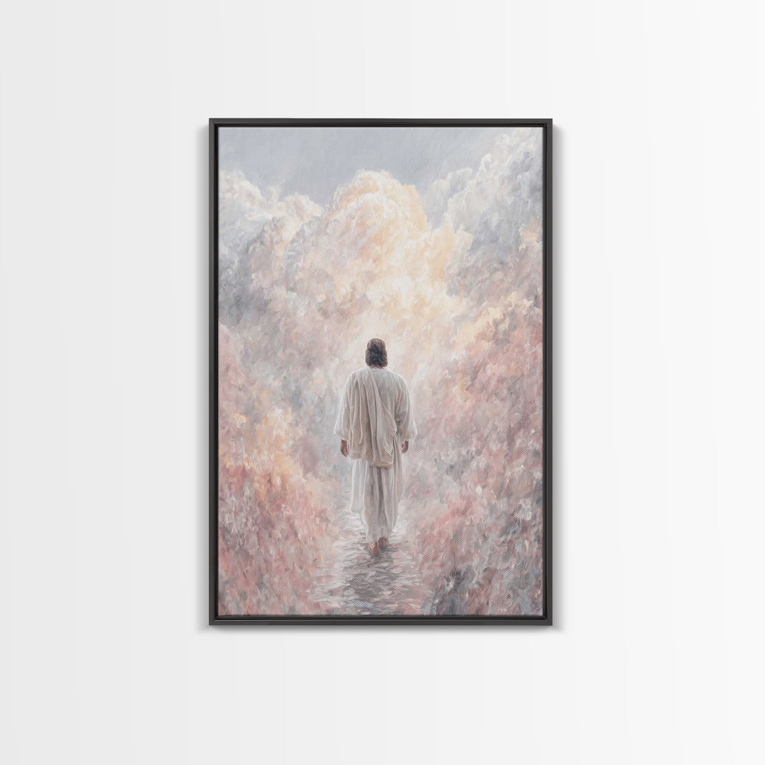 Glory Ascending - Framed Canvas Print - Christian Art Canvas - Jesus Art Print - Christian Wall Art - Unique Christian Art