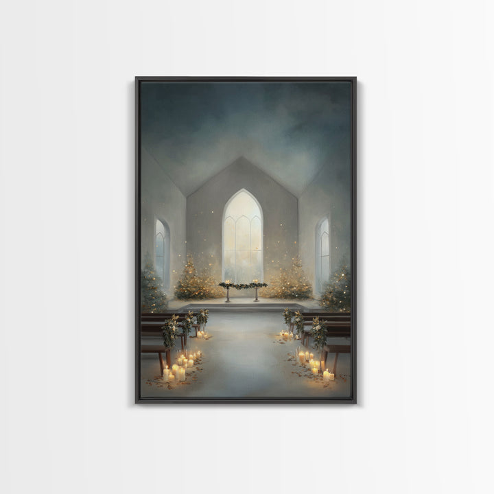 Sanctified Dawn – Framed Canvas Print – Christian Art – Christian Wall Art – Christmas Art Prints – Christian Art Canvas – Christian Christ