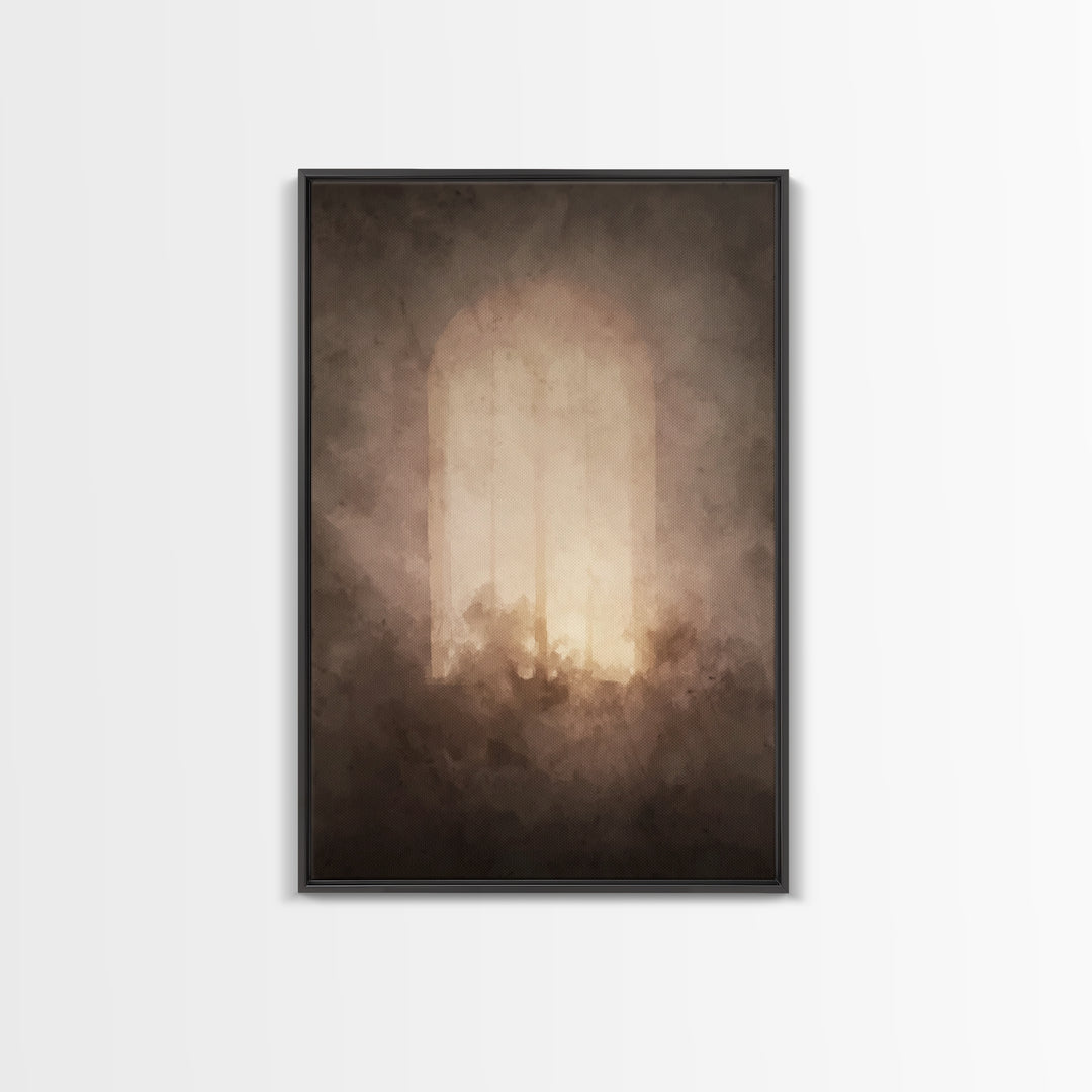 Shepherd’s Pathway – Framed Canvas Print – Jesus Painting – Christian Wall Art – Christian Art Canvas – Large Jesus Painting – Christian De