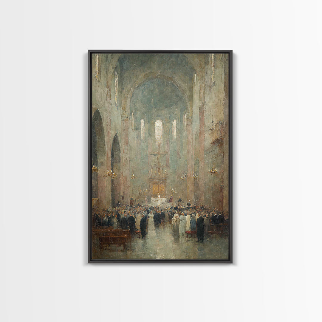 Light of Bethlehem – Framed Canvas Print – Christmas Art – Christian Decor – Christian Art Canvas – Christian Wall Art – Retro Christmas Ar