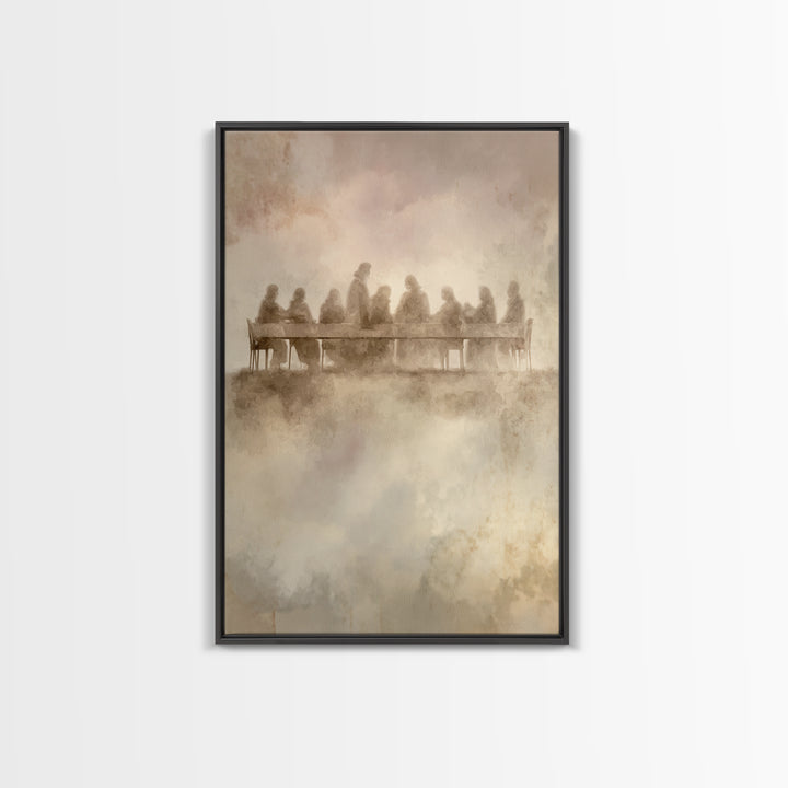 Ascension Feast – Framed Canvas Print – Christian Wall Art – Christian Art Canvas – Vintage Christian Art – Jesus Painting – Christian Art