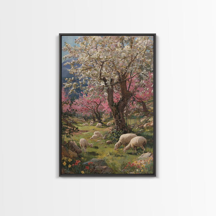 Guiding Dawn Star, Framed Canvas Print, Christian Art Canvas, Christian Wall Art, Christmas Art Prints, Jesus Painting