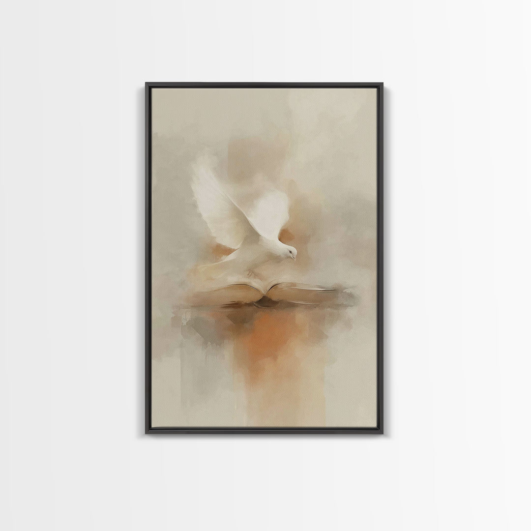 Cross Of Mercy – Framed Canvas Print – Christian Wall Art – Christian Art Canvas – Minimalist Christian Art – Christian Decorations – Chris