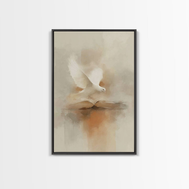Cross Of Mercy – Framed Canvas Print – Christian Wall Art – Christian Art Canvas – Minimalist Christian Art – Christian Decorations – Chris