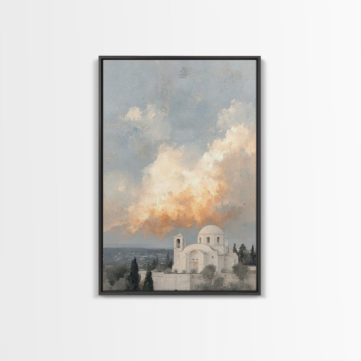 Clouds of Glory – Framed Canvas Print – Christian Art Print – Christian Wall Art – Christian Art Canvas – Modern Christian Art – Christian