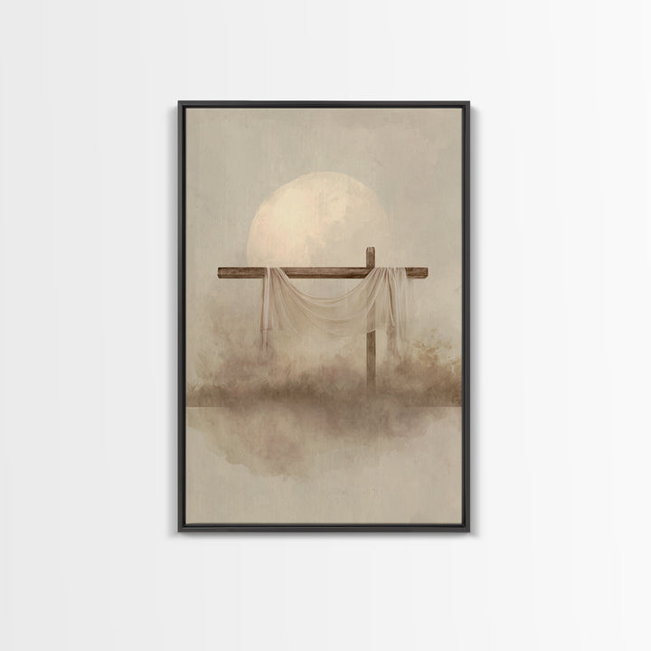 Eternal Dawn | Framed Canvas Print | Christian Wall Art | Christian Art Canvas | Christian Painting | Christian Christmas Art