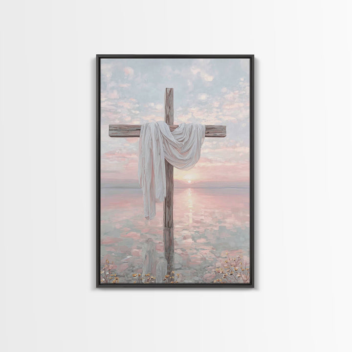 Sacred Horizon – Framed Canvas Print – Christian Wall Art – Christian Art Canvas – Christian Painting – Christian Christmas Art