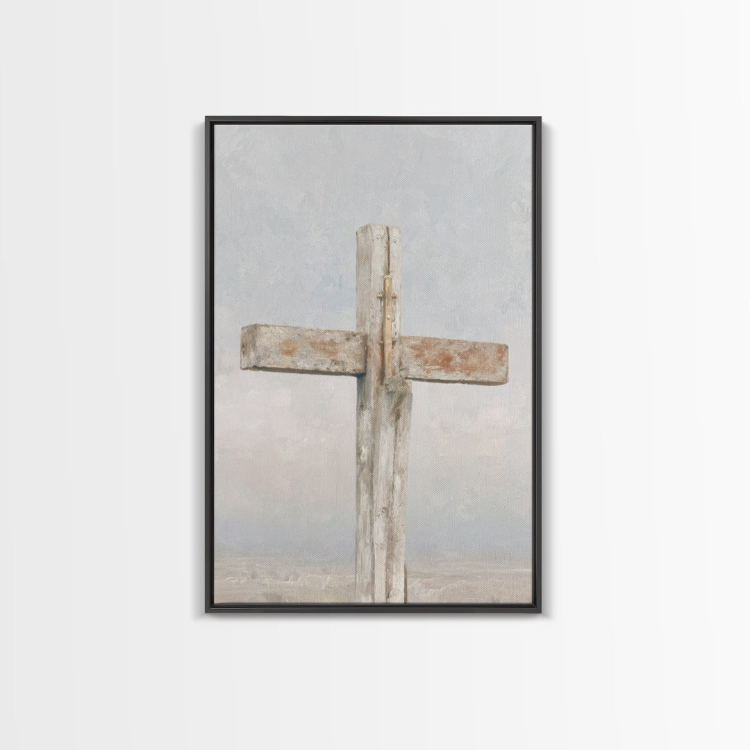 Pure Redemption Light | Framed Canvas Print | Christian Art Canvas | Christian Wall Art | Minimalist Christian Art | Christian Paintings |