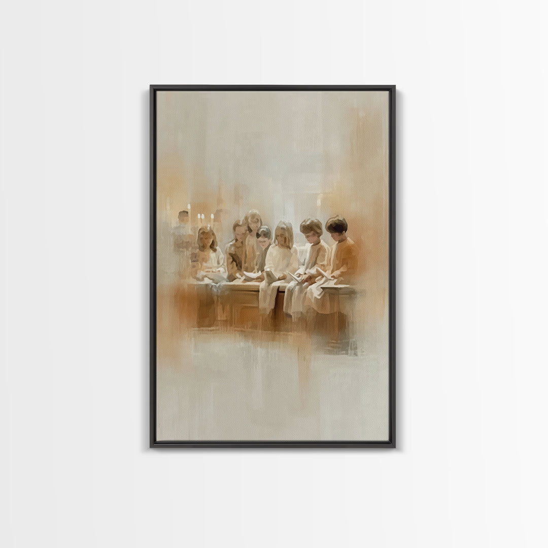 Children Of Light – Framed Canvas Print – Christian Wall Art – Christian Art Canvas – Christian Gift – Christian Art Prints