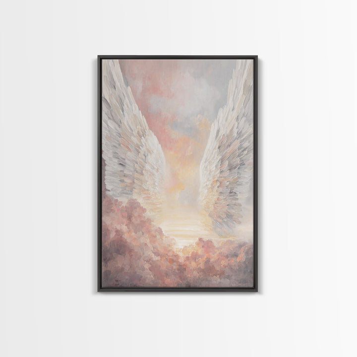Wings Of Dawn – Framed Canvas Print – Christian Wall Art – Christian Art Canvas – Christmas Art – Christian Decoration – Christian Gift Ide
