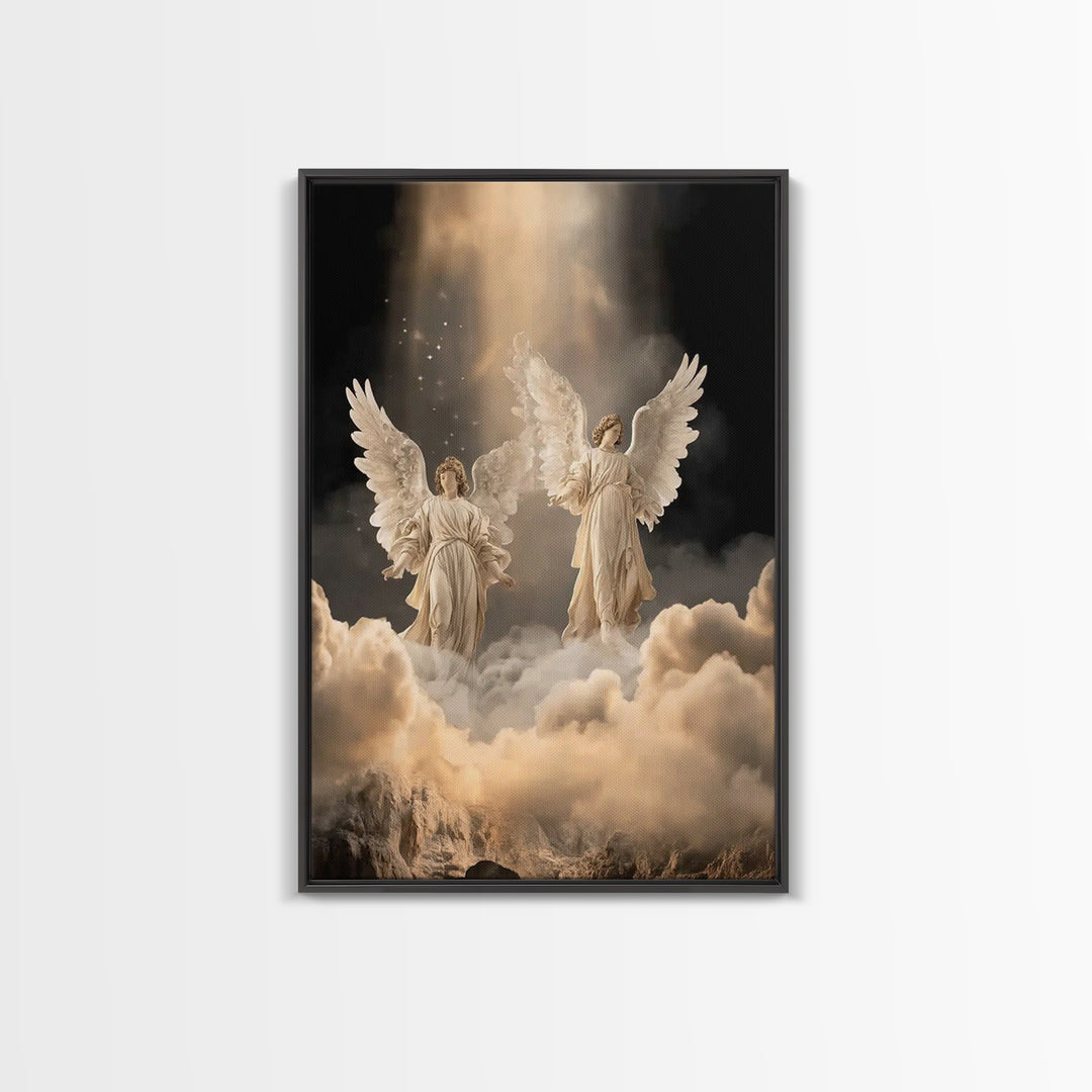 Gloria In Excelsis – Framed Canvas Print – Christian Art Canvas – Christian Wall Art – Christian Christmas Art – Christian Decor – Christma