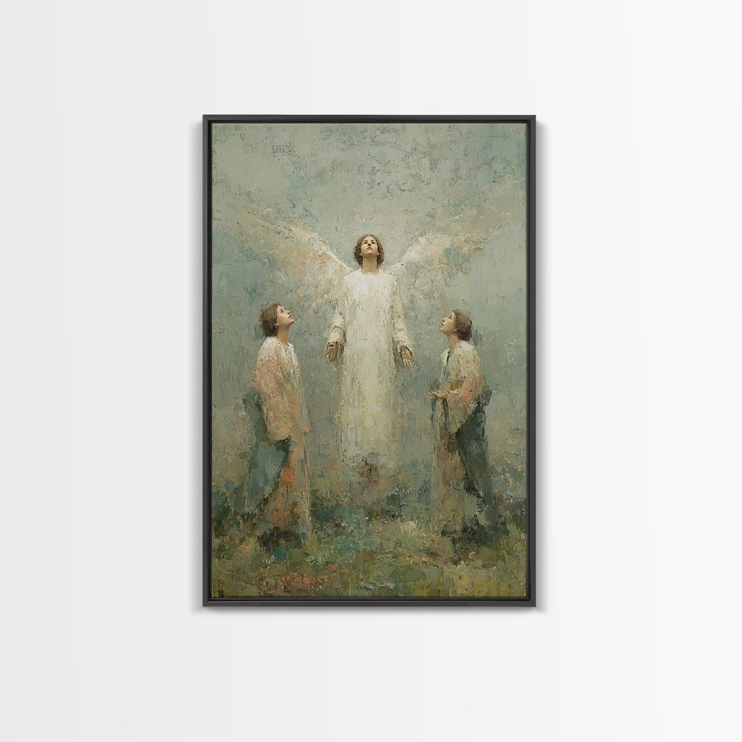 Ascension Light – Framed Canvas Print – Christian Art Canvas – Christian Painting – Christian Wall Art – Christian Decor – Christian Gift