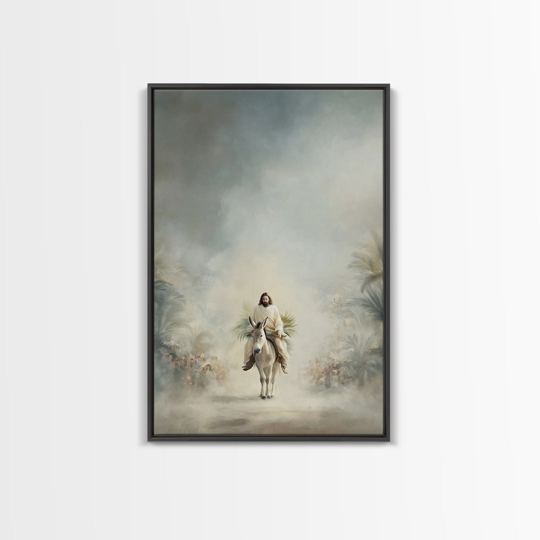 Cloudborne Peace – Framed Canvas Print – Christian Art Canvas – Jesus Painting – Subtle Christian Art – Christmas Wall Art – Christian Deco