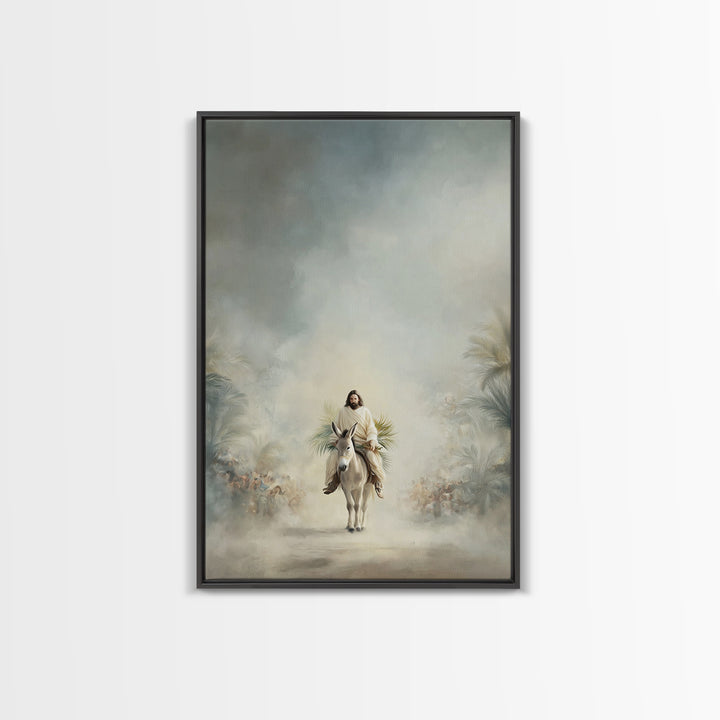 Cloudborne Peace – Framed Canvas Print – Christian Art Canvas – Jesus Painting – Subtle Christian Art – Christmas Wall Art – Christian Deco