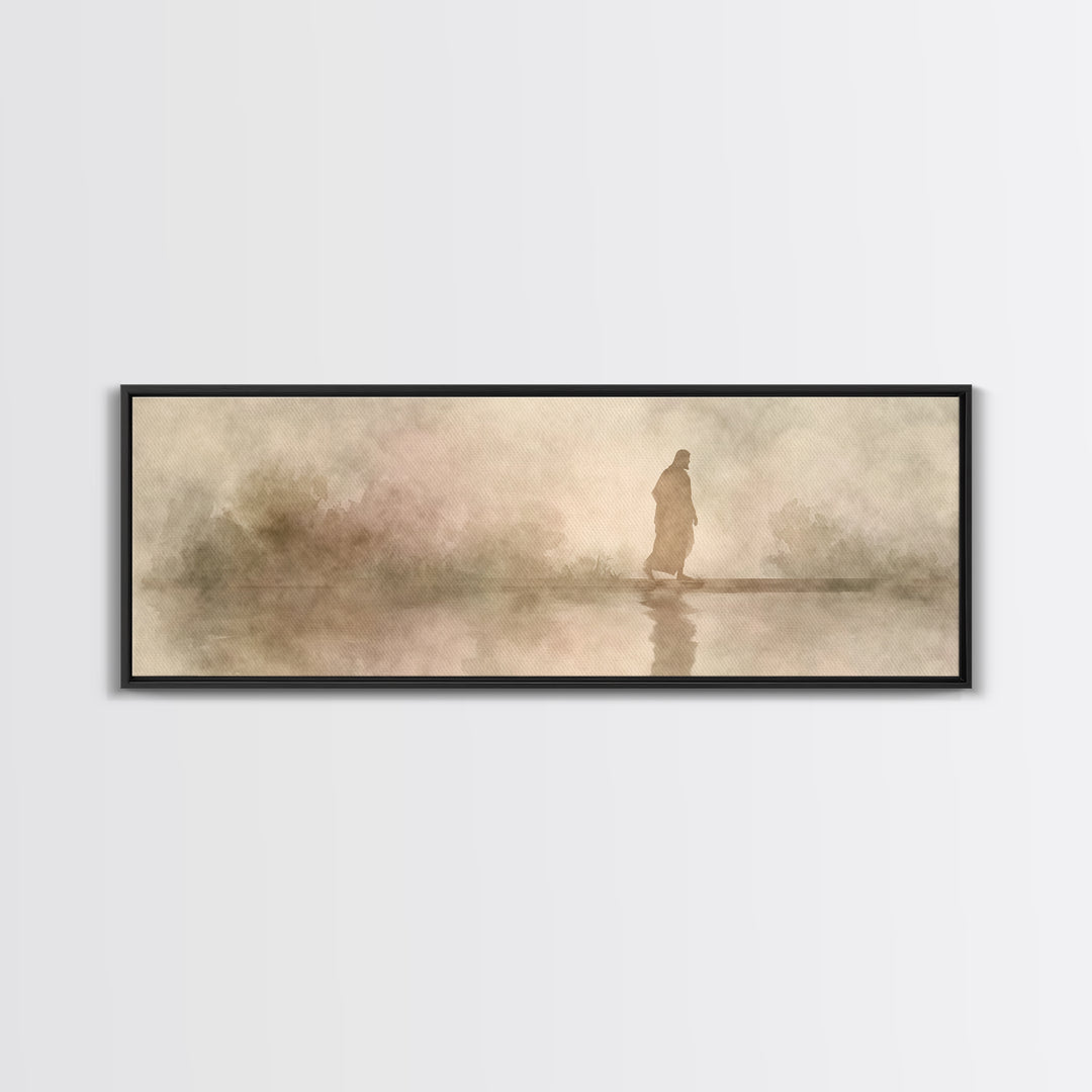 Shaded Covenant | Framed Canvas Print | Panoramic Painting | Christian Wall Art | Jesus Canvas Art | Christian Art Print | Christian Decor