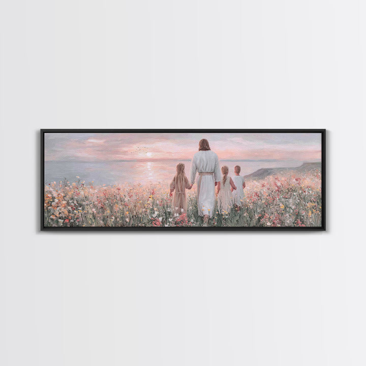 Horizon Of Faith – Framed Canvas Print – Christian Wall Art – Panoramic Art – Jesus Canvas Art – Christian Art Print – Christian Decor – Ch