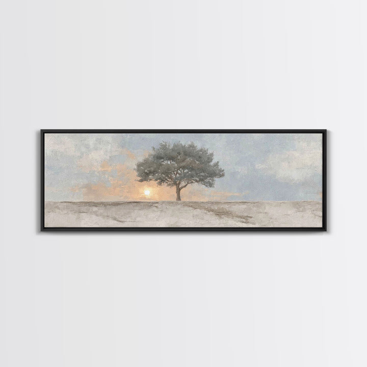 Starry Night Roots | Framed Canvas Print | Panoramic Frame | Christian Art Canvas | Christian Wall Art | Christian Painting | Christmas Art