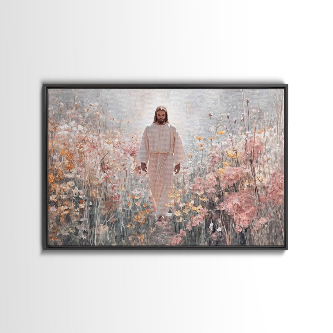 Light Of Mercy – Framed Canvas Print – Christian Art Canvas – Christian Wall Art – Jesus Painting – Christmas Art – Christian Gift Ideas