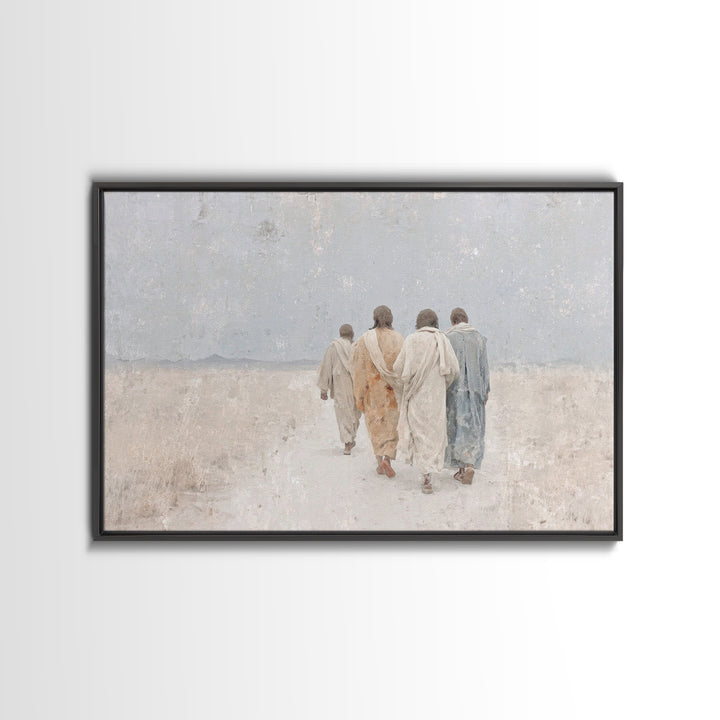 Journey Of Grace – Framed Canvas Print – Christian Wall Art – Christian Art Canvas – Jesus Painting – Subtle Christian Art – Christian Gift