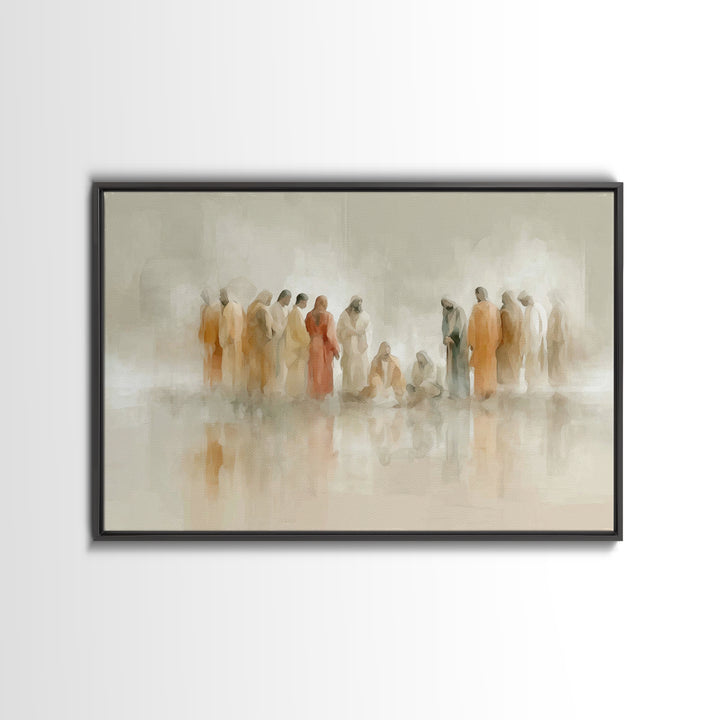 Desert Disciples – Framed Canvas Print – Christian Art Canvas – Christian Paintings – Jesus Painting – Christian Wall Art