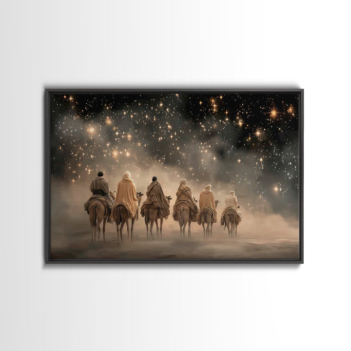 Silent Redemption – Framed Canvas Print – Christian Art Work – Moody Christian Art – Christian Wall Art – Abstract Christian Art – Christia
