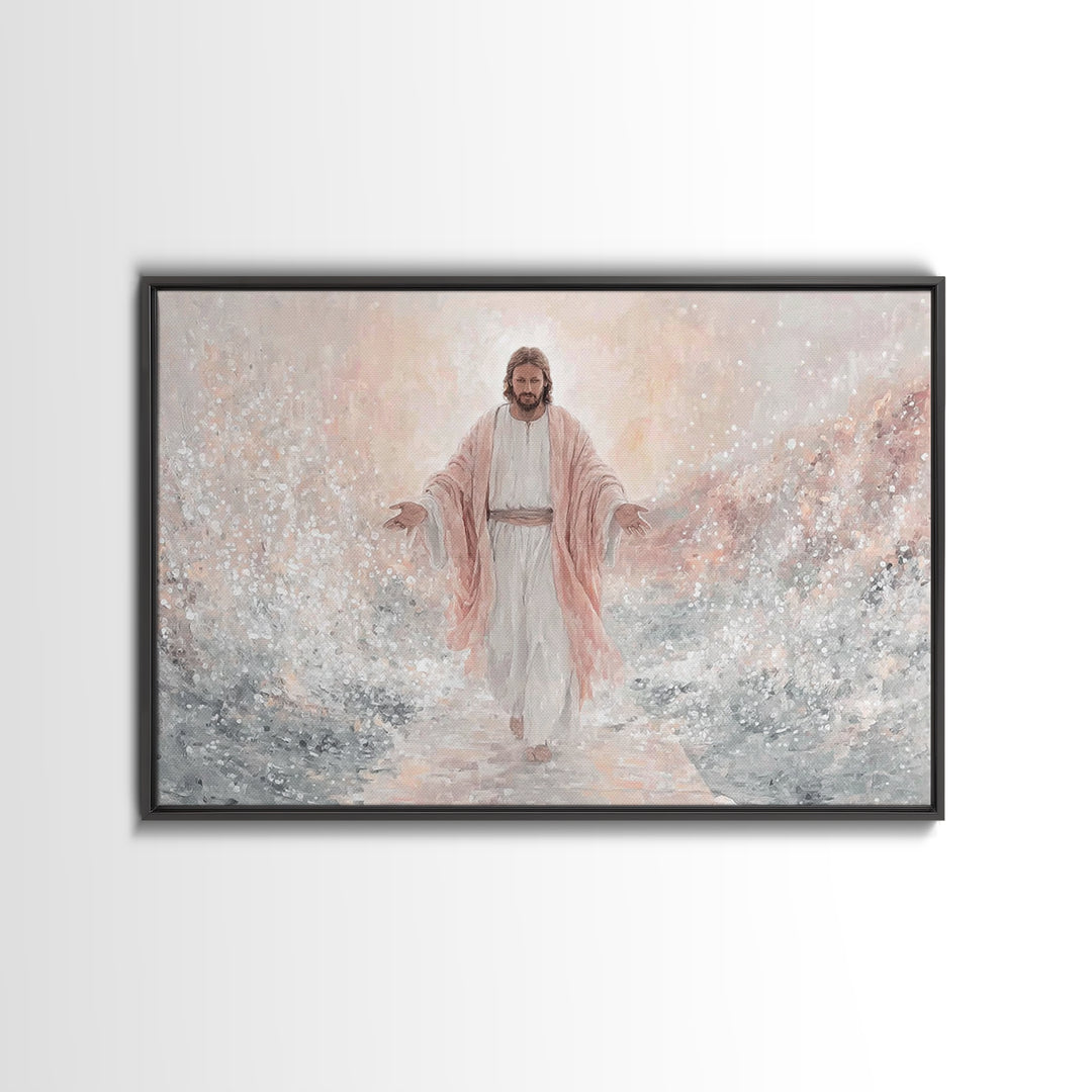Path Of Glory – Framed Canvas Print – Christian Art Canvas – Jesus Painting – Christian Wall Art – Christian Christmas Art – Christian Gift
