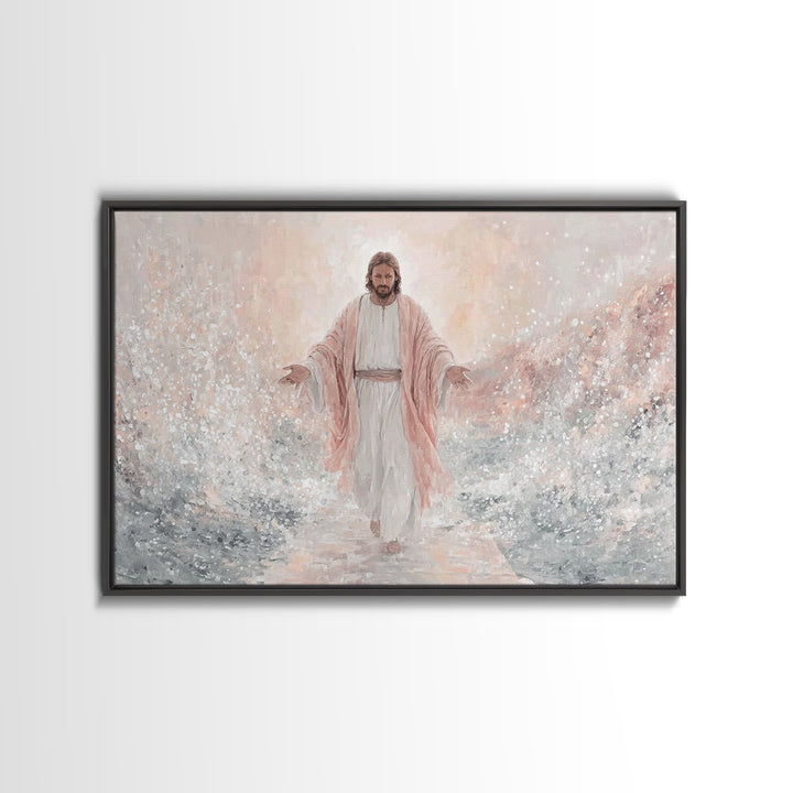 Path Of Glory – Framed Canvas Print – Christian Art Canvas – Jesus Painting – Christian Wall Art – Christian Christmas Art – Christian Gift