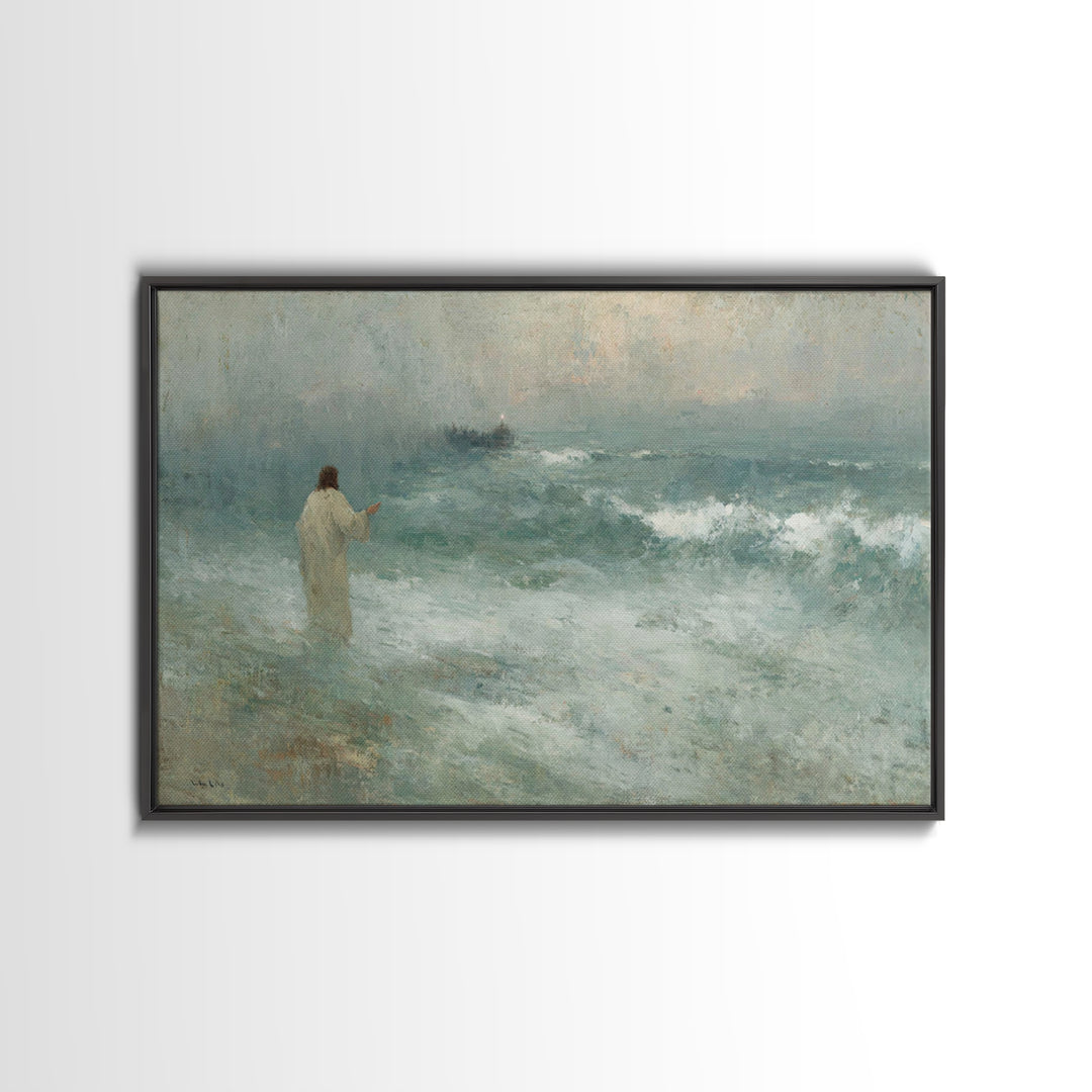 Radiant Dawn – Framed Canvas Print – Jesus Canvas Art – Christian Wall Art – Christian Art Painting – Christian Christmas Art – Unique Chri
