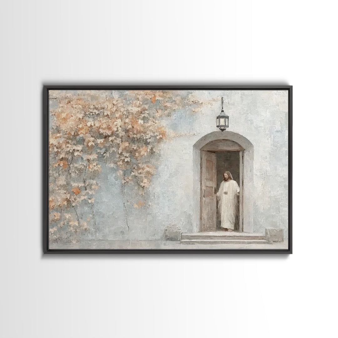 Dawn Of Hope - Framed Canvas Print - Christian Art Canvas - Christian Wall Art - Jesus Painting - Vintage Christian Art