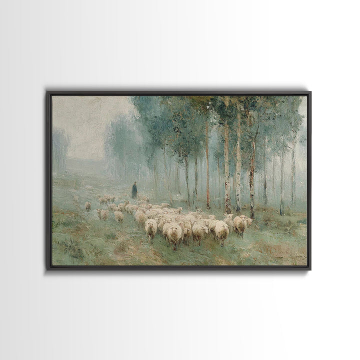 Forest Calling – Framed Canvas Print – Christian Wall Art – Christian Art Canvas – Christian Painting – Unique Christian Art